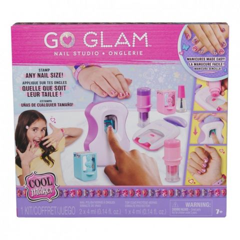 GO GLAM COOL MAKER NEW STUDIO DE UÑAS SPIN MASTER