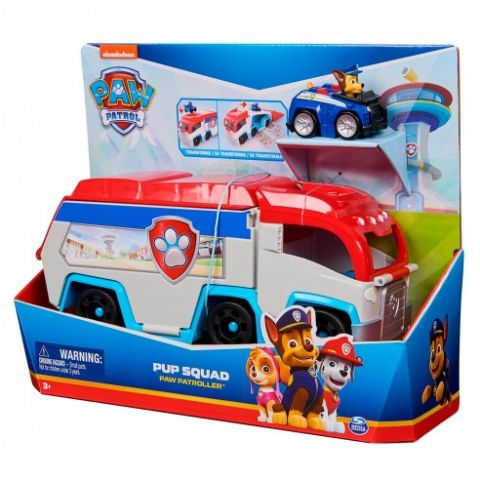 VEHICULO PUP SQUAD PATROLLER CORE PAW PATROL SPIN 