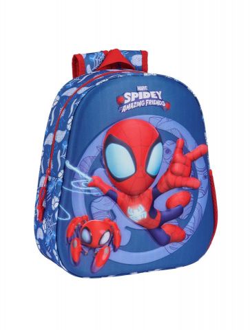 MOCHILA 33 CM 3D SPIDEY SAFTA