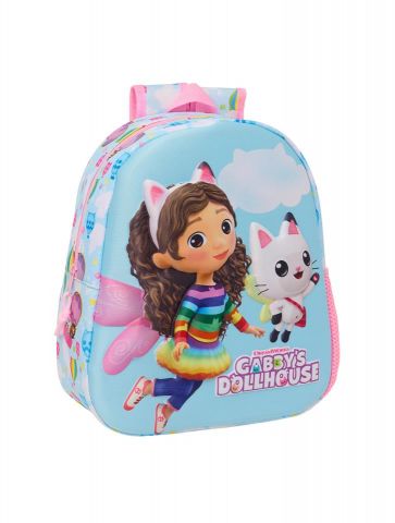 MOCHILA 3D GABBY DOLLHOUSE 33 CM SAFTA