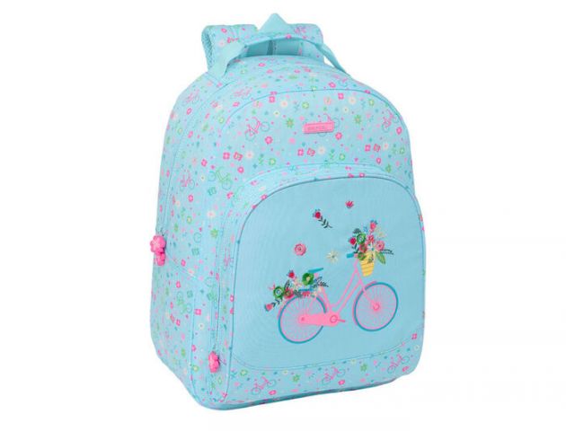 MOCHILA AD.CARRO 42 CM RECICL. BICICLETA SAFTA