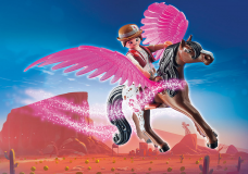 PLAYMOBIL THE MOVIE MARLA, DEL Y CABALLO 