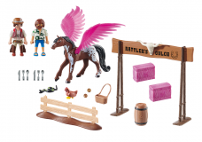 PLAYMOBIL THE MOVIE MARLA, DEL Y CABALLO 