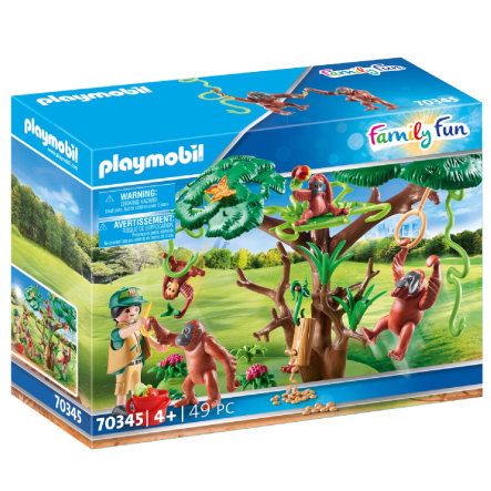 ORANGUTANES CON ÁRBOL PLAYMOBIL 