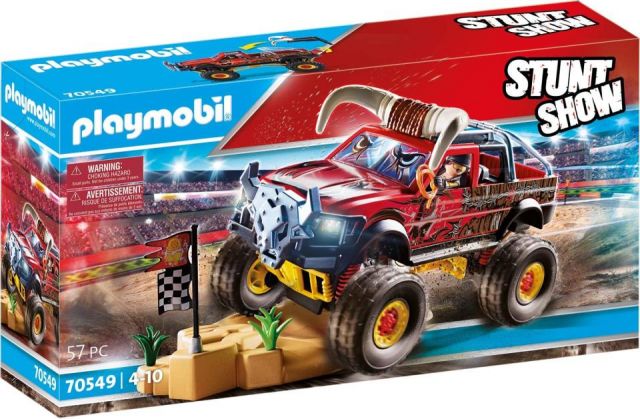 STUNTSHOW HORNED MONSTER TRUCK PLAYMOBIL