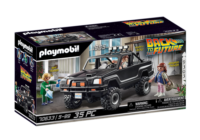 CAMIONETA PICK-UP REGRESO AL FUTURO PLAYMOBIL 