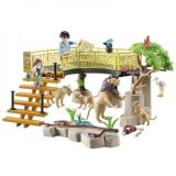 LEONES CON RECINTO EXTERIOR EL ZOO PLAYMOBIL