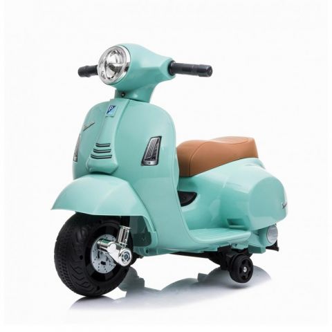 MINI VESPA 6V AZUL CELESTE LICENCIA TACHAN 