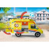 AMBULANCIA CON LUZ Y SONIDO PLAYMOBIL