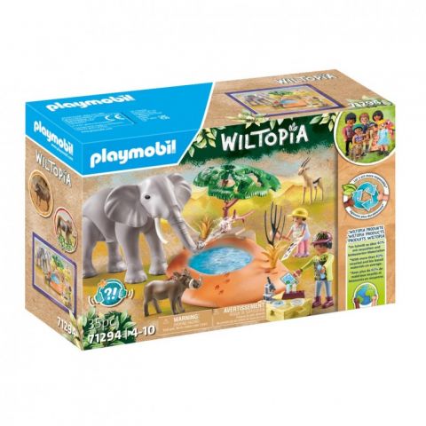 ELEFANTE EN LA CHARCA WILTOPIA PLAYMOBIL