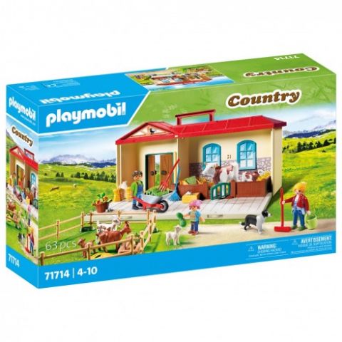 GRANJA MALETÍN COUNTRY PLAYMOBIL