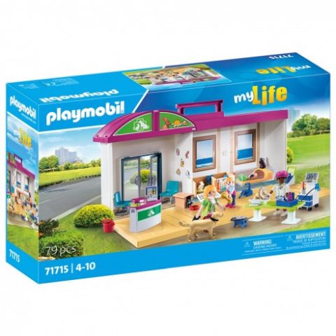 CLÍNICA VETERINARIA MALETÍN MY LIFE PLAYMOBIL