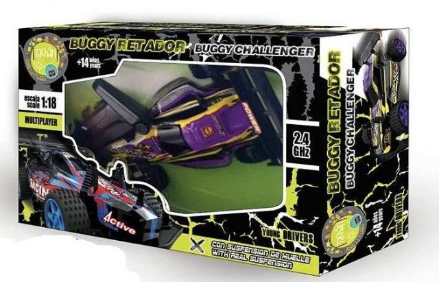 BUGGY CAR RETADOR AMARILLO R/C