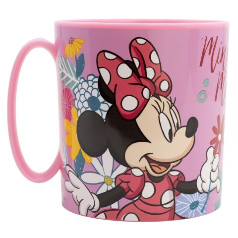 TAZA MINNIE FLOWERS MICRO 390 ML STOR