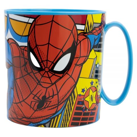 TAZA SPIDERMAN MICRO 390 ML STOR