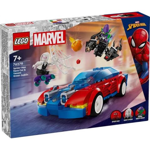 COCHE CARRERAS SPIDERMAN Y DUENDE VERDE LEGO MARVE