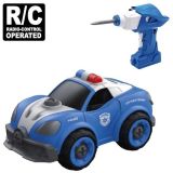 COCHE POLICÍA SONIDOS MONTAJE ELÉCTRICO R/C