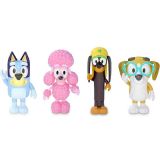 BLUEY PACK 4 FIGURAS FAMOSA 