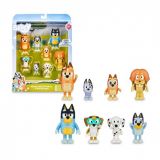 BLUEY PACK 8 FIGURAS PERSONAJES FAMOSA