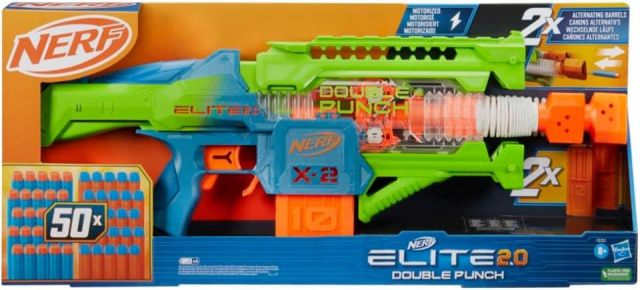 NERF ELITE 2.0 DOUBLE PUMCH HASBRO 