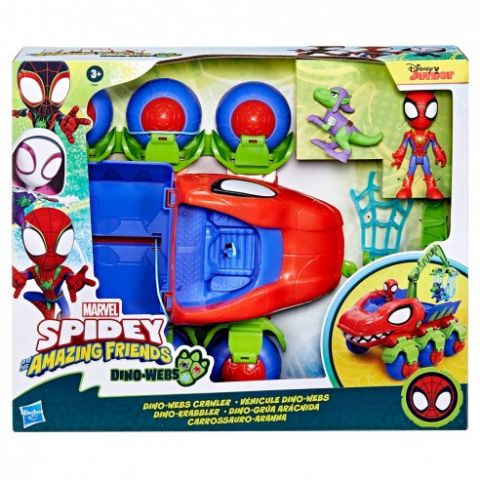 GRÚA ARÁCNIDA SPIDEY DINO WEBS MARVEL HASBRO