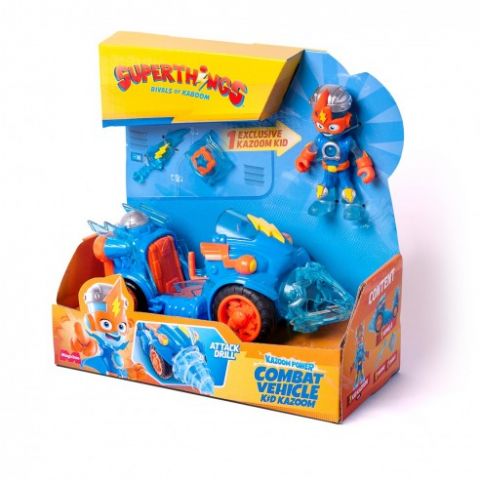 VEHÍCULO KID KAZOOM COMBAT SUPERTHINGS MAGICBOX