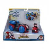 MILES MORALES SPIDEY 2 EN 1VEHICULO LANZADOR TOY P