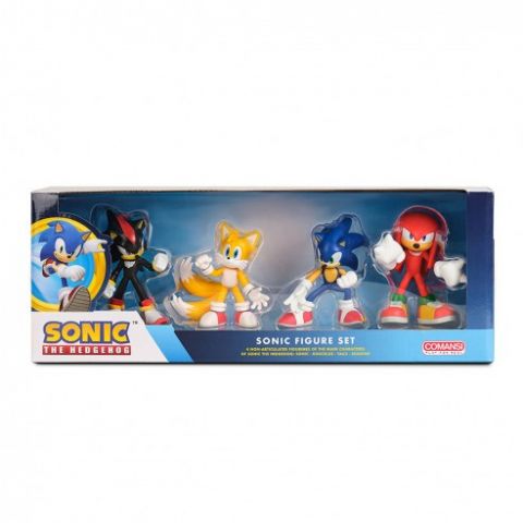 SET 4 FIGURAS SONIC THE HEDGEHOG COMANSI